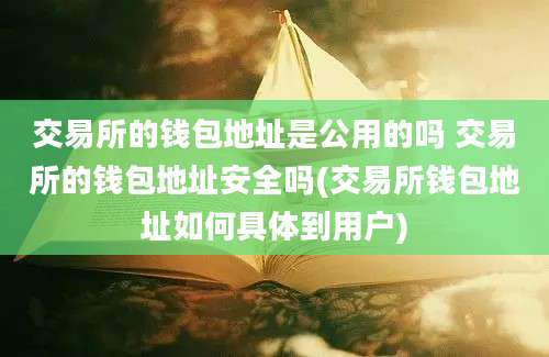 交易所的钱包地址是公用的吗 交易所的钱包地址安全吗(交易所钱包地址如何具体到用户)