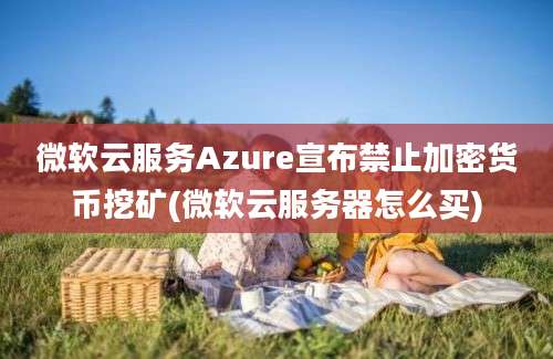 微软云服务Azure宣布禁止加密货币挖矿(微软云服务器怎么买)