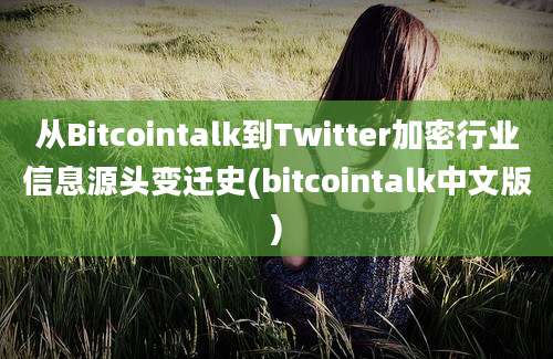 从Bitcointalk到Twitter加密行业信息源头变迁史(bitcointalk中文版)