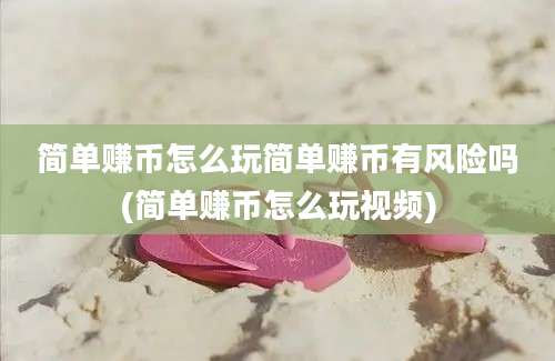 简单赚币怎么玩简单赚币有风险吗(简单赚币怎么玩视频)