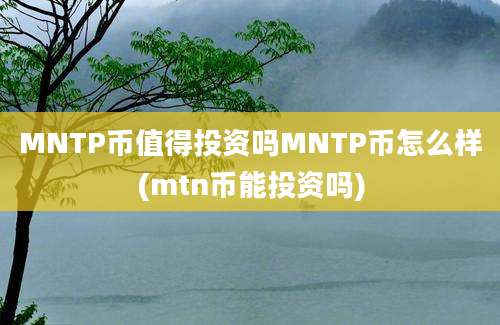 MNTP币值得投资吗MNTP币怎么样(mtn币能投资吗)