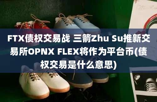 FTX债权交易战 三箭Zhu Su推新交易所OPNX FLEX将作为平台币(债权交易是什么意思)