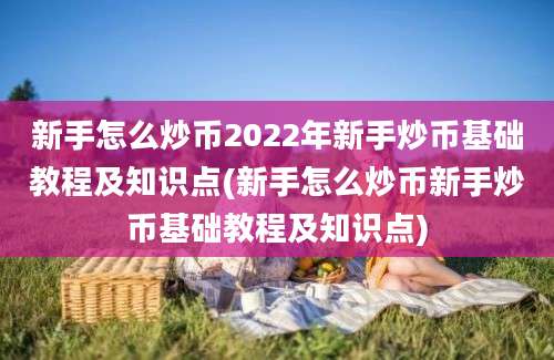 新手怎么炒币2022年新手炒币基础教程及知识点(新手怎么炒币新手炒币基础教程及知识点)