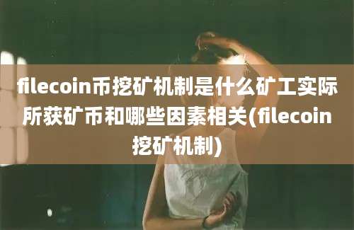 filecoin币挖矿机制是什么矿工实际所获矿币和哪些因素相关(filecoin挖矿机制)