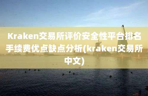 Kraken交易所评价安全性平台排名手续费优点缺点分析(kraken交易所中文)