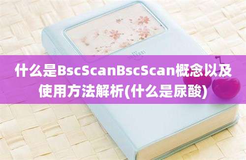 什么是BscScanBscScan概念以及使用方法解析(什么是尿酸)