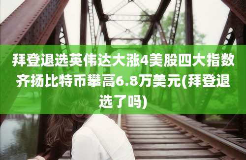 拜登退选英伟达大涨4美股四大指数齐扬比特币攀高6.8万美元(拜登退选了吗)