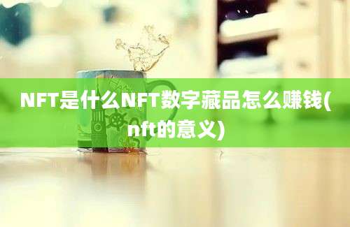 NFT是什么NFT数字藏品怎么赚钱(nft的意义)