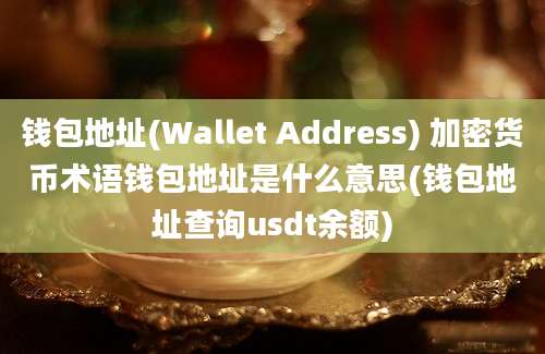 钱包地址(Wallet Address) 加密货币术语钱包地址是什么意思(钱包地址查询usdt余额)