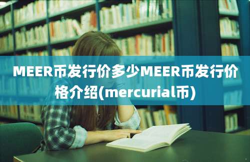 MEER币发行价多少MEER币发行价格介绍(mercurial币)