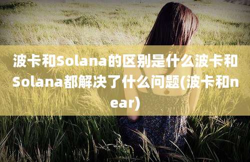 波卡和Solana的区别是什么波卡和Solana都解决了什么问题(波卡和near)