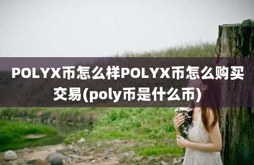 POLYX币怎么样POLYX币怎么购买交易(poly币是什么币)