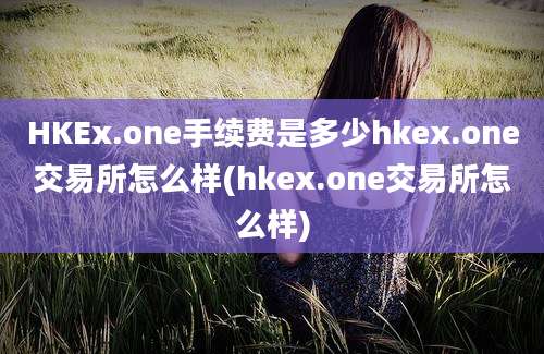 HKEx.one手续费是多少hkex.one交易所怎么样(hkex.one交易所怎么样)