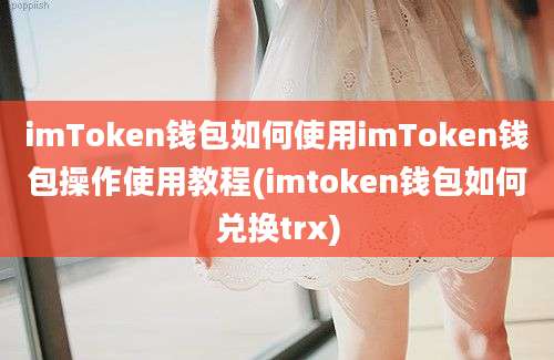 imToken钱包如何使用imToken钱包操作使用教程(imtoken钱包如何兑换trx)