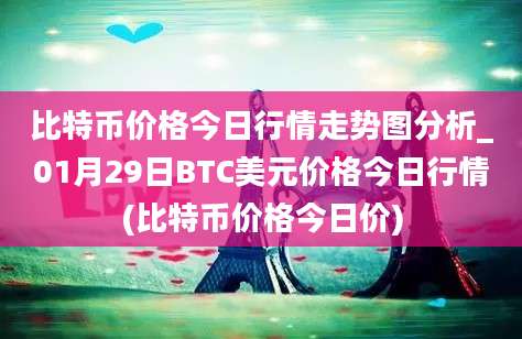 比特币价格今日行情走势图分析_01月29日BTC美元价格今日行情(比特币价格今日价)