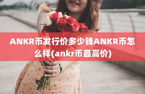 ANKR币发行价多少钱ANKR币怎么样(ankr币最高价)