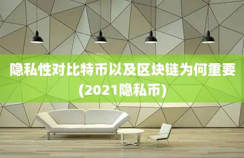 隐私性对比特币以及区块链为何重要(2021隐私币)