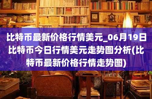 比特币最新价格行情美元_06月19日比特币今日行情美元走势图分析(比特币最新价格行情走势图)