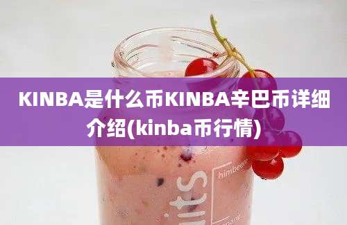 KINBA是什么币KINBA辛巴币详细介绍(kinba币行情)