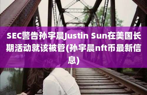 SEC警告孙宇晨Justin Sun在美国长期活动就该被管(孙宇晨nft币最新信息)