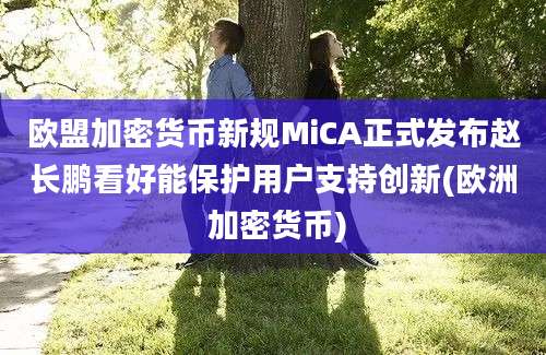 欧盟加密货币新规MiCA正式发布赵长鹏看好能保护用户支持创新(欧洲 加密货币)