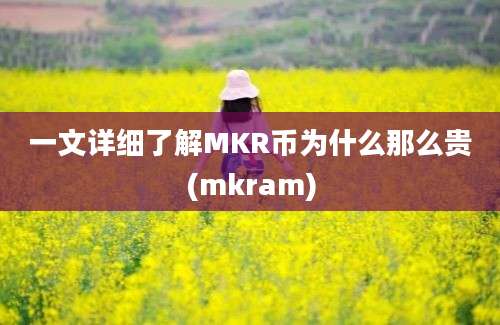 一文详细了解MKR币为什么那么贵(mkram)