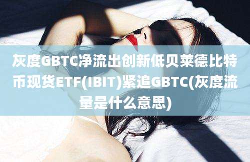 灰度GBTC净流出创新低贝莱德比特币现货ETF(IBIT)紧追GBTC(灰度流量是什么意思)