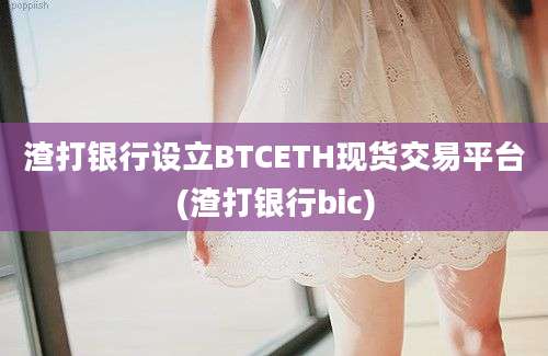 渣打银行设立BTCETH现货交易平台(渣打银行bic)