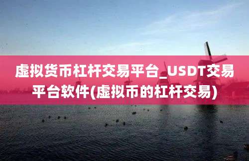 虚拟货币杠杆交易平台_USDT交易平台软件(虚拟币的杠杆交易)