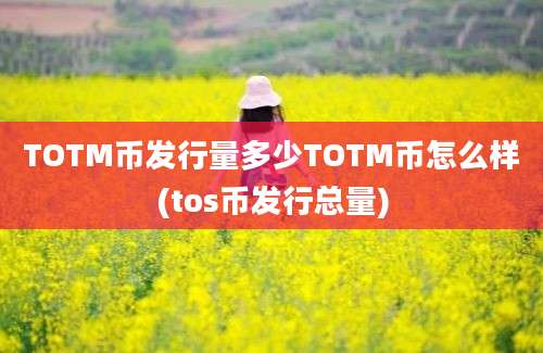 TOTM币发行量多少TOTM币怎么样(tos币发行总量)