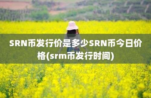 SRN币发行价是多少SRN币今日价格(srm币发行时间)