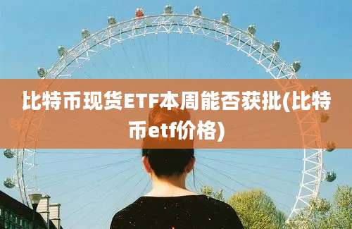 比特币现货ETF本周能否获批(比特币etf价格)