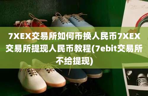 7XEX交易所如何币换人民币7XEX交易所提现人民币教程(7ebit交易所不给提现)