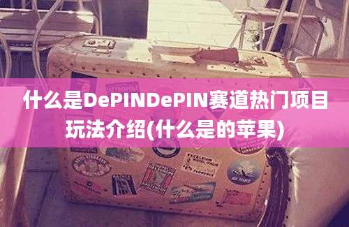 什么是DePINDePIN赛道热门项目玩法介绍(什么是的苹果)