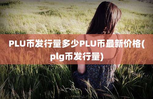 PLU币发行量多少PLU币最新价格(plg币发行量)