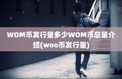 WOM币发行量多少WOM币总量介绍(woo币发行量)