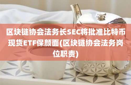 区块链协会法务长SEC将批准比特币现货ETF保颜面(区块链协会法务岗位职责)