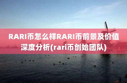 RARI币怎么样RARI币前景及价值深度分析(rari币创始团队)