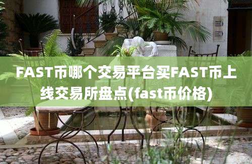 FAST币哪个交易平台买FAST币上线交易所盘点(fast币价格)