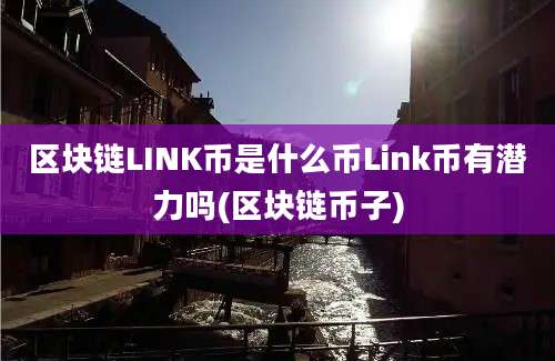 区块链LINK币是什么币Link币有潜力吗(区块链币子)