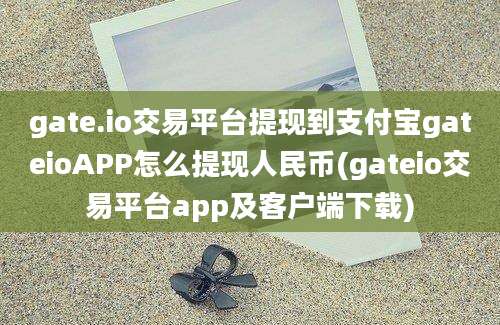 gate.io交易平台提现到支付宝gateioAPP怎么提现人民币(gateio交易平台app及客户端下载)