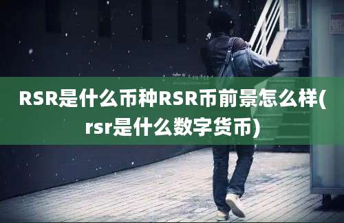 RSR是什么币种RSR币前景怎么样(rsr是什么数字货币)