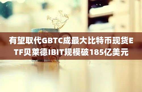 有望取代GBTC成最大比特币现货ETF贝莱德IBIT规模破185亿美元