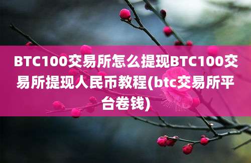 BTC100交易所怎么提现BTC100交易所提现人民币教程(btc交易所平台卷钱)